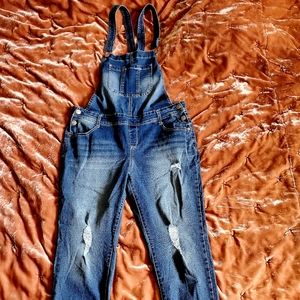 Wallflower Bibs Jeans Cropped size 14